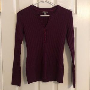 Apt 9 plum sweater